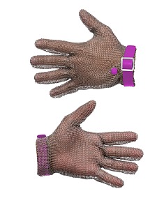 Перчатка кольчужная Manulatex GCM без манжеты, с полиуретановым ремешком (р.11)